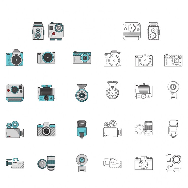 Vector 아이콘 카메라