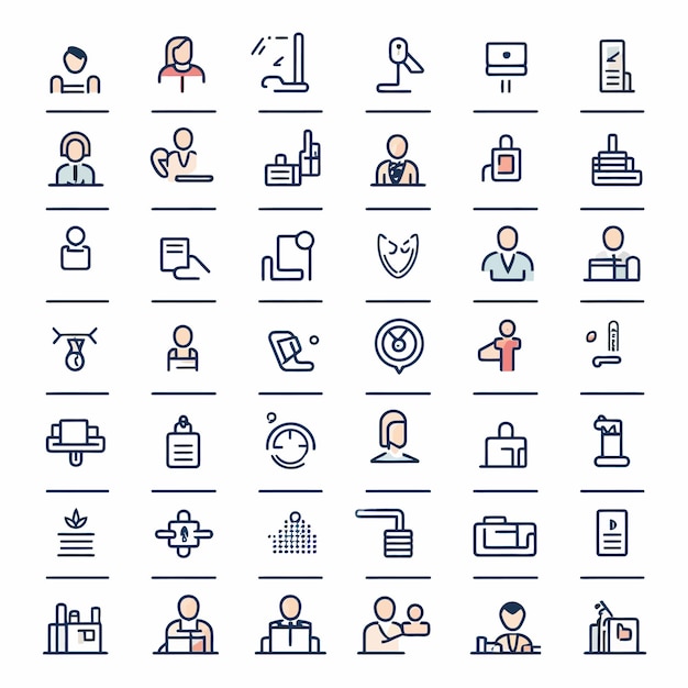 Vector icons_pack_as_parcel_invoice_motherboard