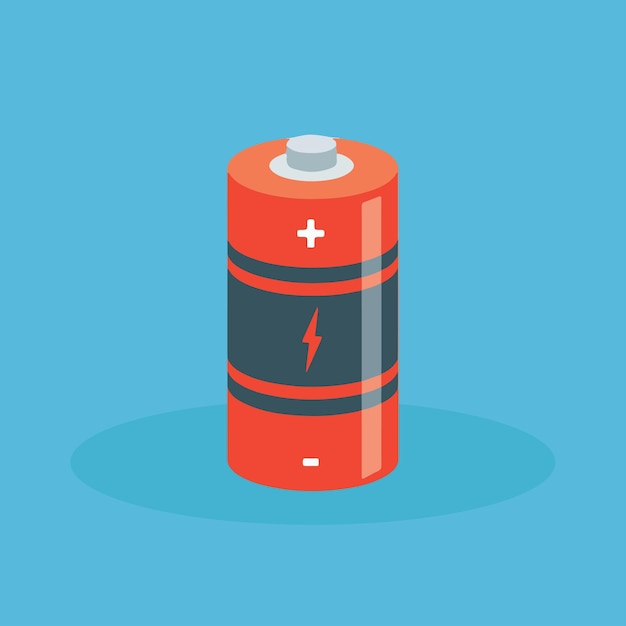 icoon met een lage batterij