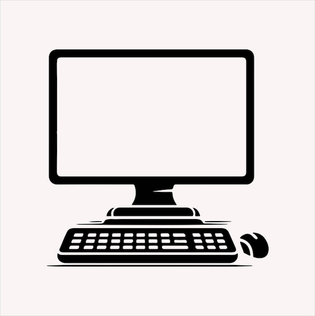 icoon silhouet vector op witte achtergrond