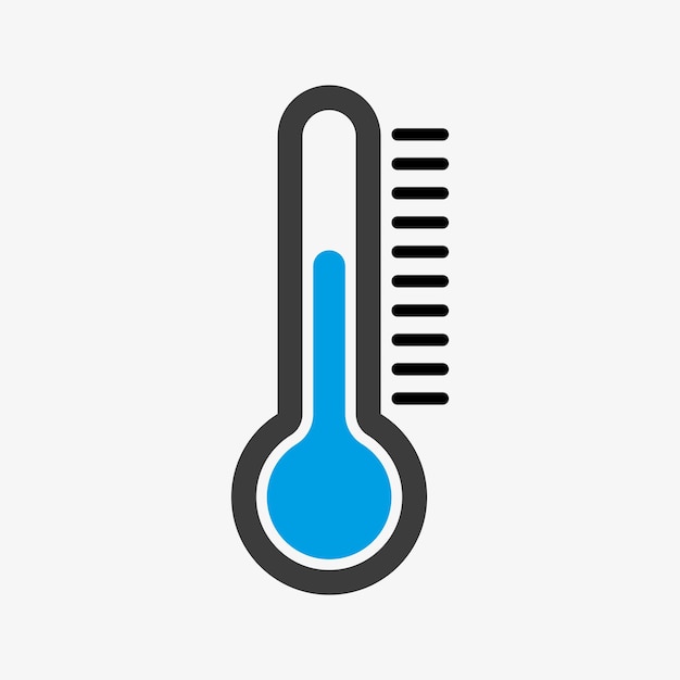 icoon vectorthermometer analoog