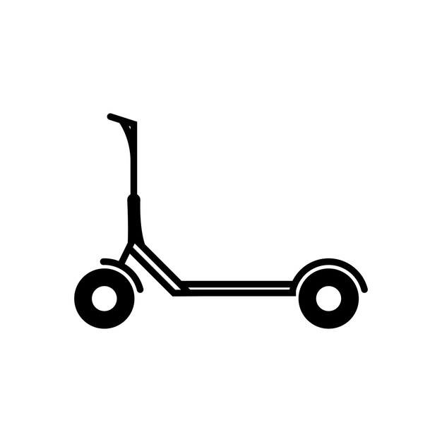 Vector icoonvector van de scooter