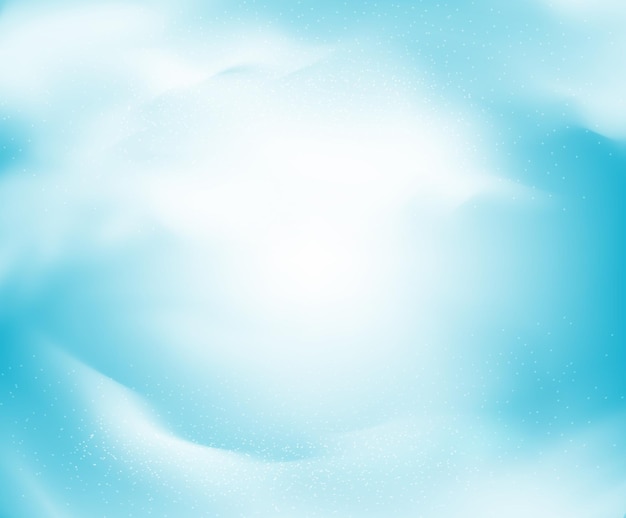 Icy Blue Winter Background