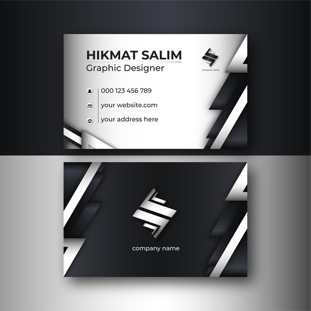 Vector id  business card