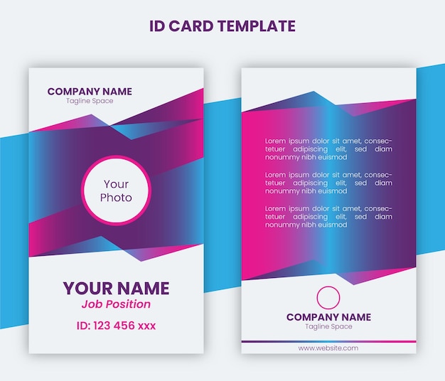 ID Card Business Template