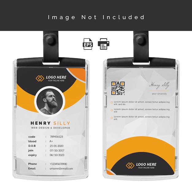 Id card Design Template