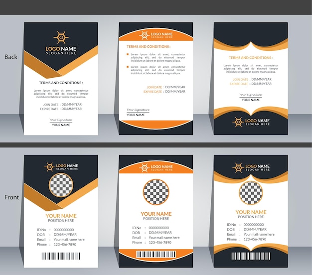 ID Card Design Template