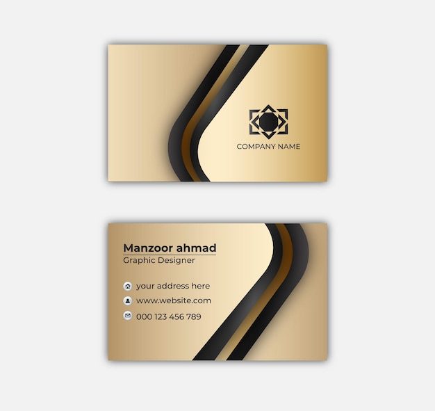 Vector id card design template