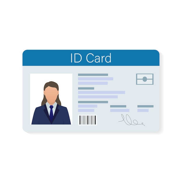 Idカード、あらゆる目的に最適。 。 。テンプレートデザイン。