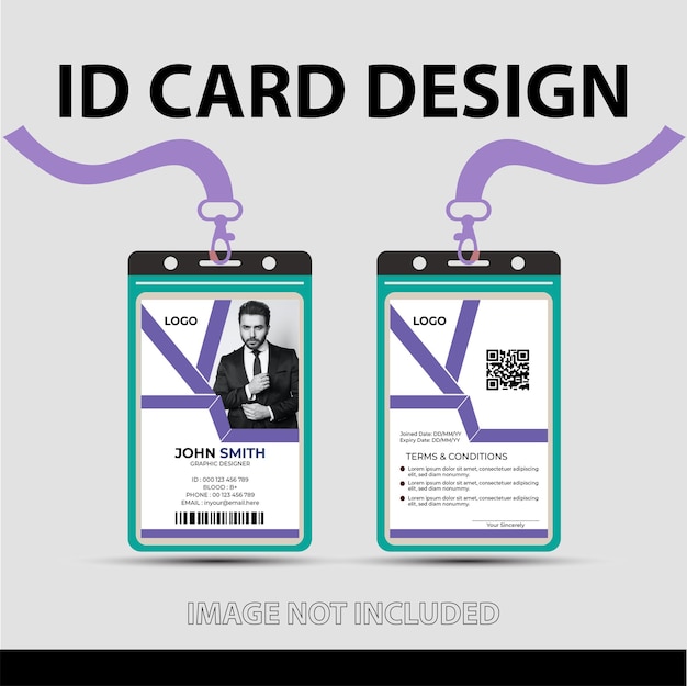 ID Card Mocup Template For Freepik