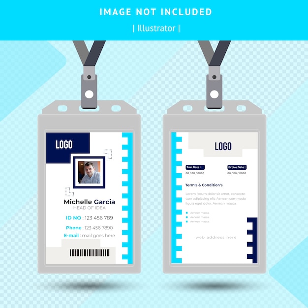 Id card template