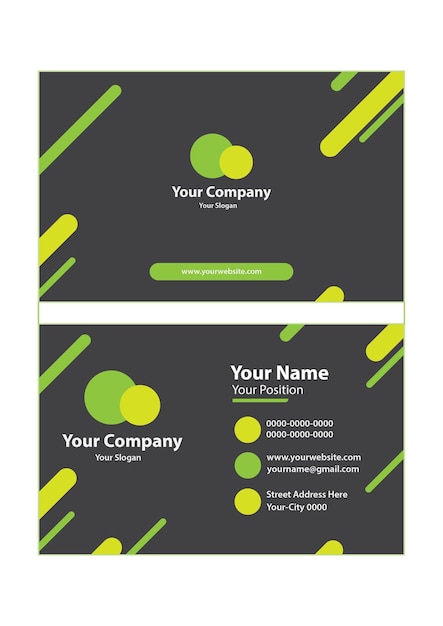 id card vector design template