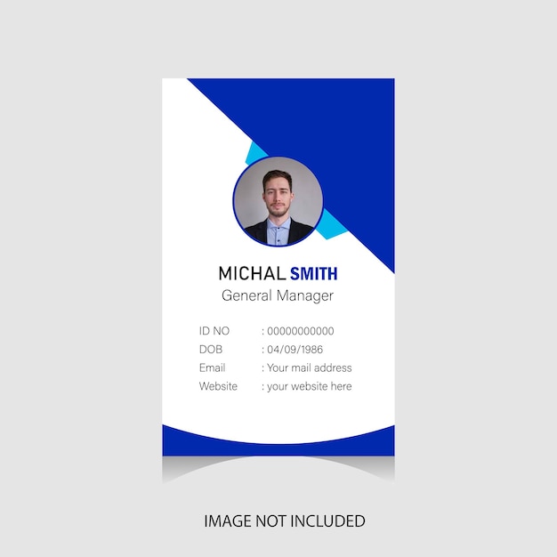 Vector id card