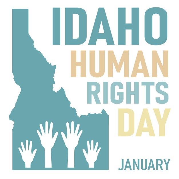 Idaho Human Rights Day Background