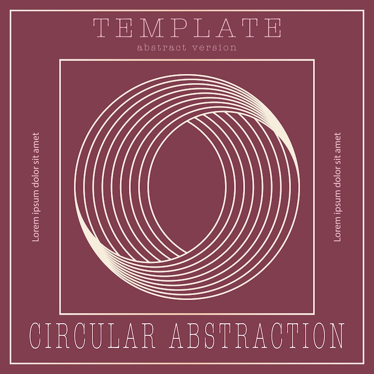 Vector idea of an abstract composition for the design of a poster banner poster cover or postcard