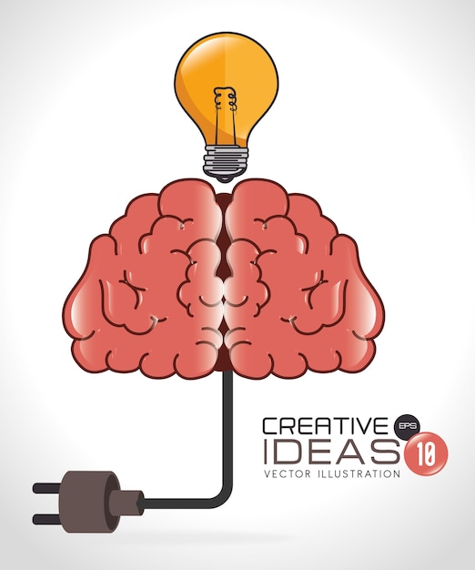 Idea design, vector illustration.