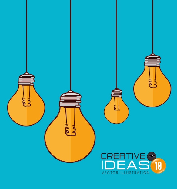 Idea design, vector illustration.