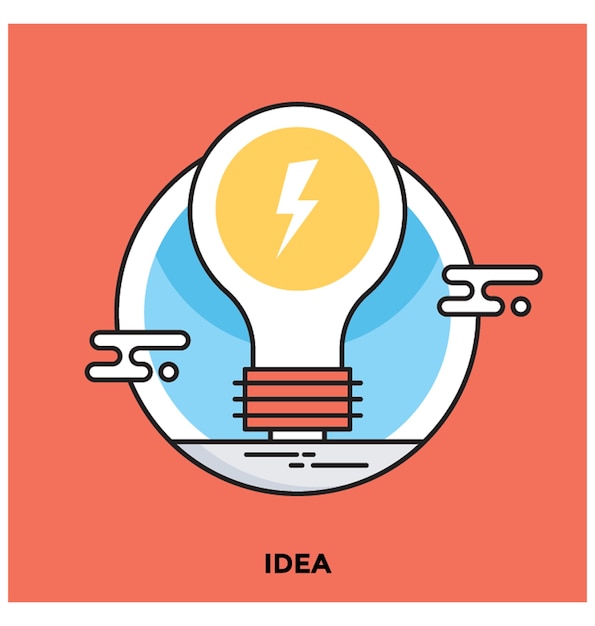 Idea Flat vector Icon