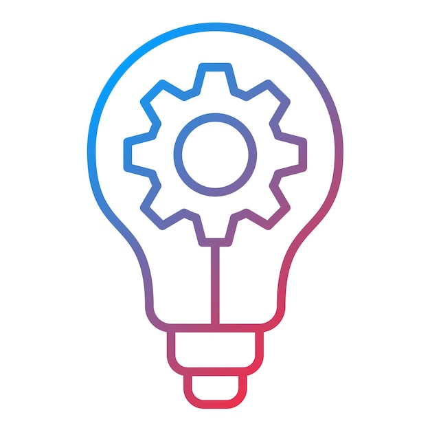 idea generation icon vector image can be used for project management