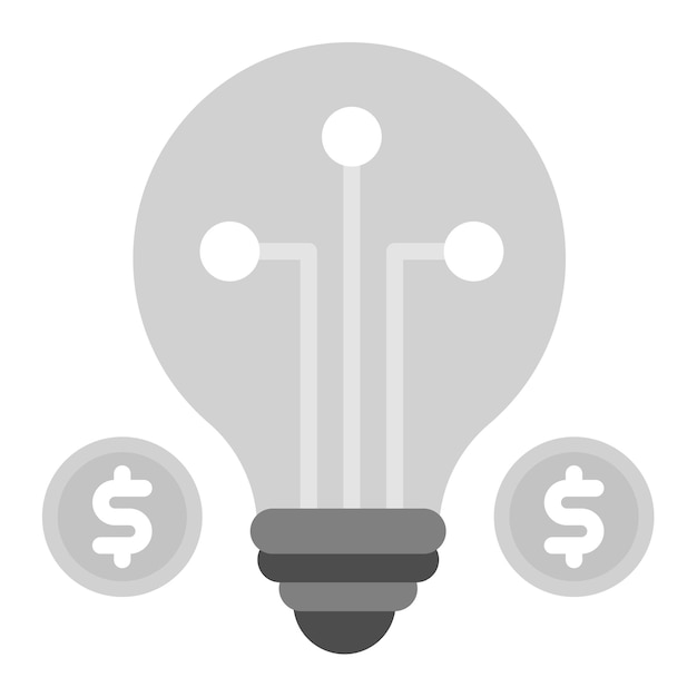 Immagine vettoriale dell'icona dell'idea può essere utilizzata per gig economy