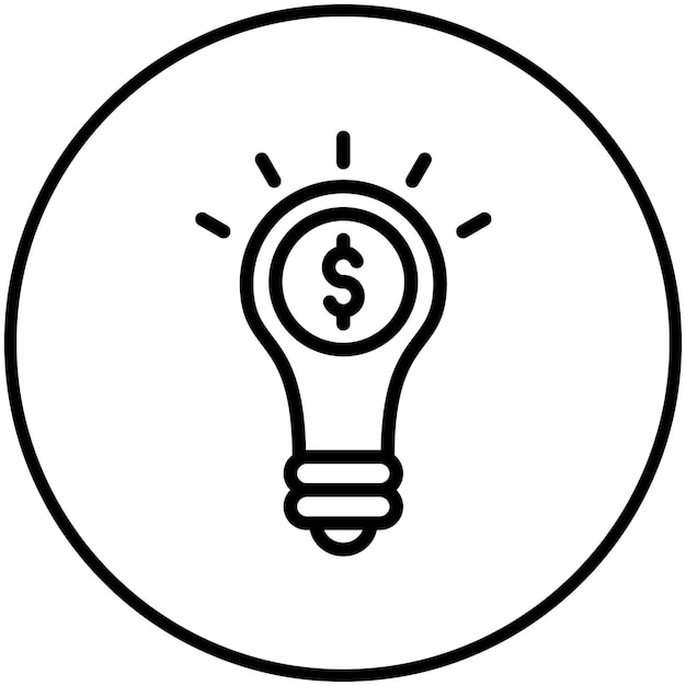 Idea vector icoontje illustratie van Gig Economy icoonset