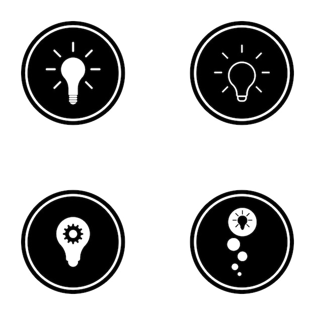 idee pictogram vector sjabloon illustratie logo ontwerp