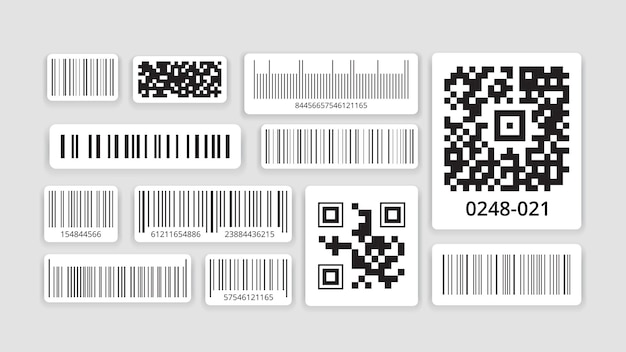 Vettore illustrazione del codice di identificazione