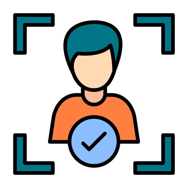 Identification Flat Illustration