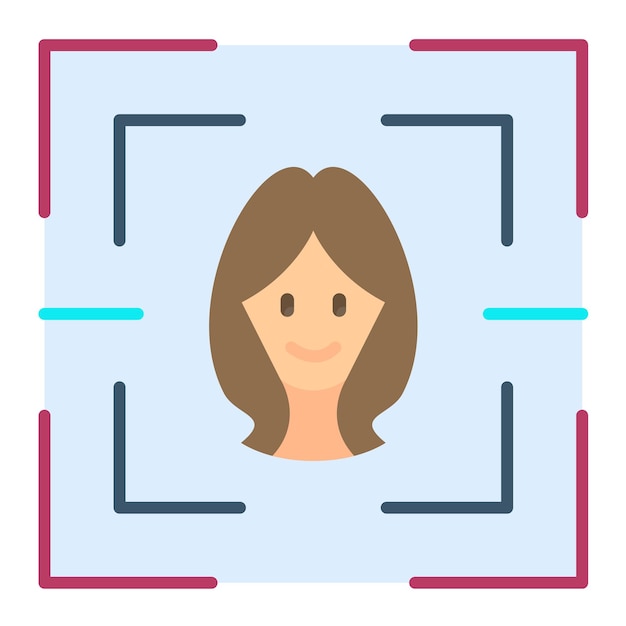 Identification Flat Illustration