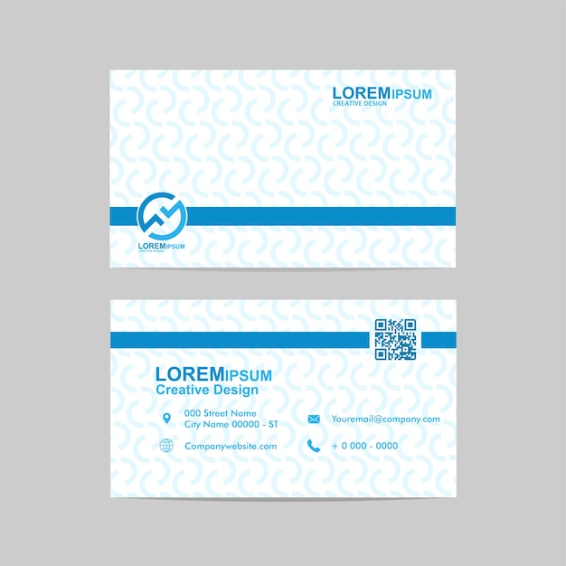 Vector identity card template