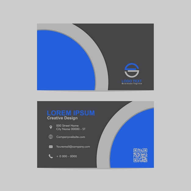 Vector identity card template