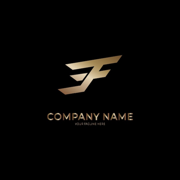 Идентичность корпоративного письма веб-сайта EF, логотип приложения, векторный шаблон значка, дизайн логотипа компании