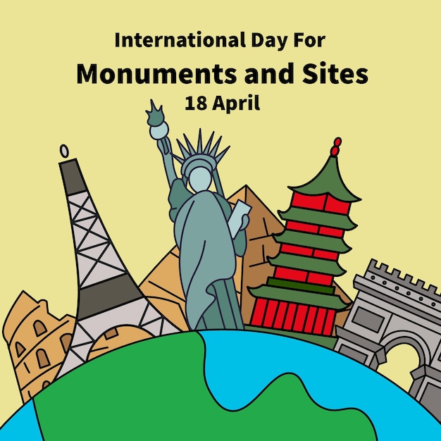 Vector idms day for monuments