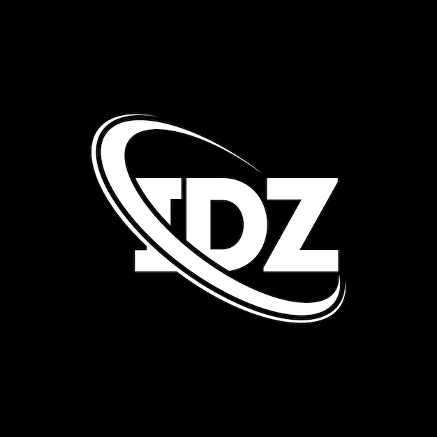Vector idz logo idz letter idz letter logo design initials idz logo linked with circle and uppercase monogram logo idz typography for technology business and real estate brand
