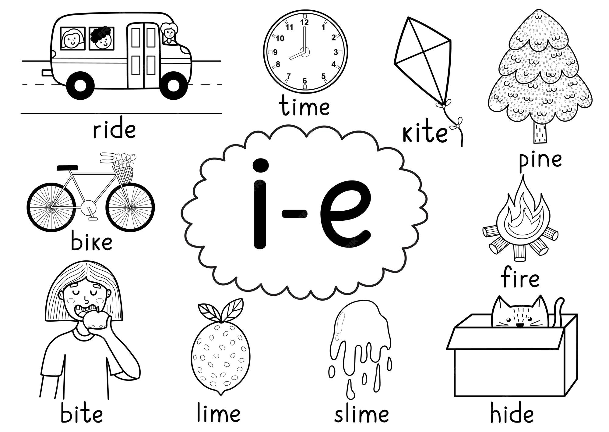 premium-vector-ie-digraph-spelling-rule-black-and-white-educational