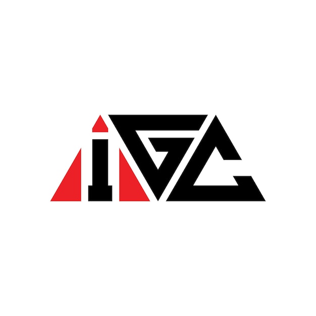 igc triangle letter logo design with triangle shape igc triangle logo design monogram igc triangle vector logo template with red color igc triangular logo simple elegant and luxurious logo igc