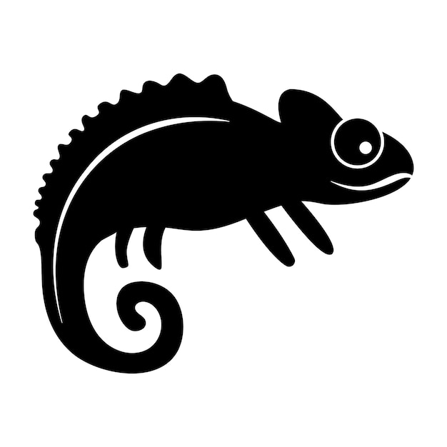 Iguana vector icon design Animal flat icon