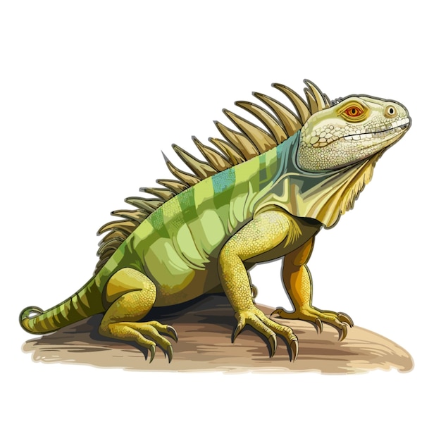 Vector iguana vector