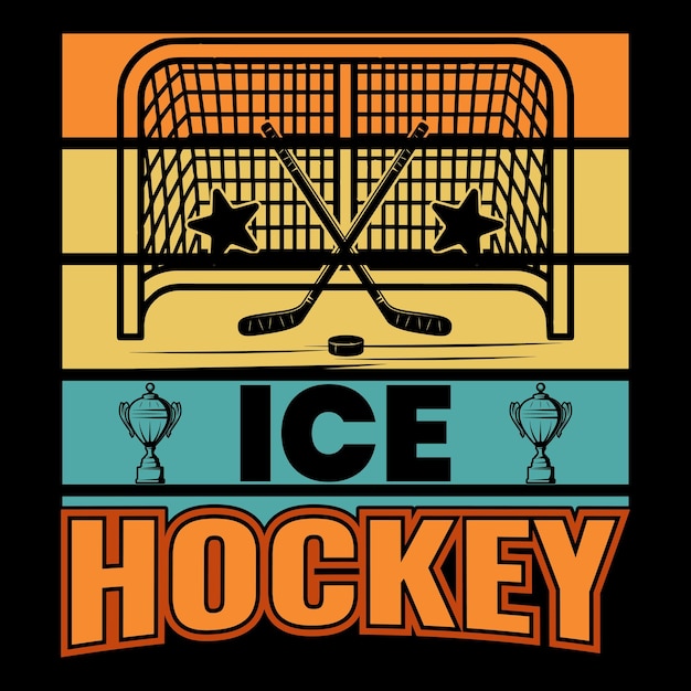 IJshockey vector t-shirt ontwerp