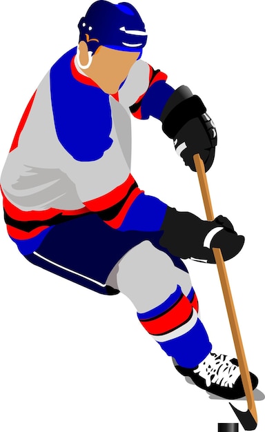 IJshockeyspelers Vector illustratie