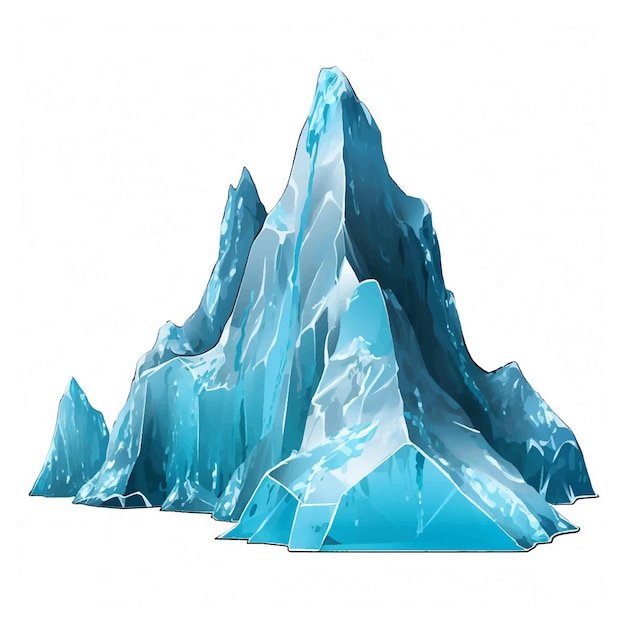ijslandschap ijsberg sneeuw gletsjer water blauwe natuur koude reis arctische winter gletsjer Antarctica