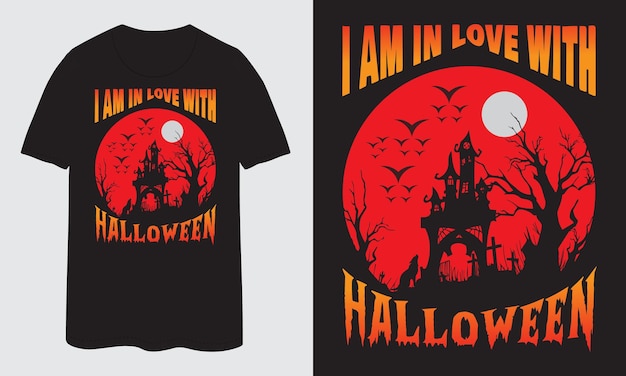 Ik ben verliefd op Halloween 2 t-shirtontwerp 2022