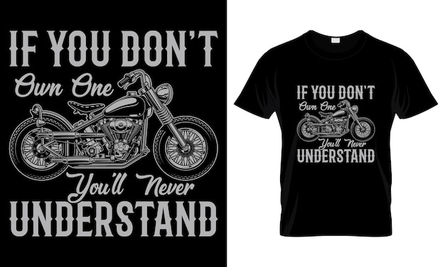 Ik snurk niet, ik droom van een motorfiets t-shirt.