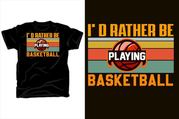 ik speel liever basketbal t-shirt