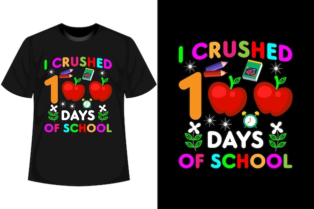 IK VERPLETTERDE 100 DAGEN SCHOOL 100 dagen school T-shirt Design