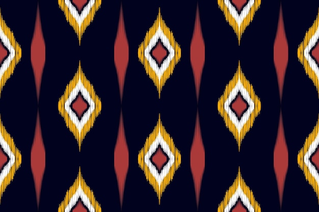 Ikat ethnic pattern design for backgroundcarpetwallpaperclothingwrappingbatikfabric