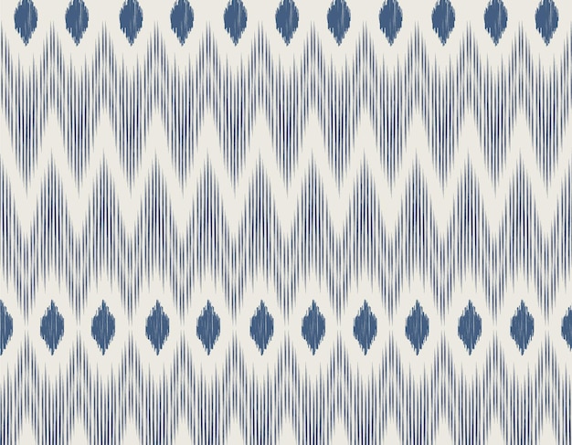 ikat geometric textile seamless pattern by tribal ikat motifs ethnic handicraft pattern abstract vector ikat fabric traditional weaving style design for pillow fabric clothing carpet curtain