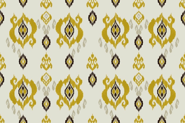 Vector ikat geometrisch folklore ornament tribale etnische vector textuur naadloos gestreepte patroon