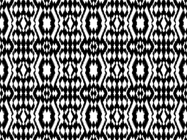 Ikat geometrische folklore ornament Tribal etnische vector textuur Naadloos gestreept patroon
