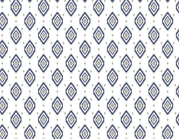 Ikat geometrische textiel Naadloos patroon door tribale ikat motieven Etnisch handwerk patroon abstracte vector Ikat stof traditionele weefstijl ontwerp voor kussen stof kleding tapijt gordijn